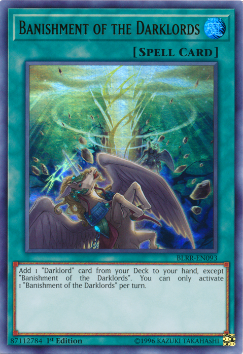 Banishment of the Darklords [BLRR-EN093] Ultra Rare | Jomio and Rueliete's Cards and Comics