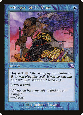 Whispers of the Muse [Time Spiral Timeshifted] | Jomio and Rueliete's Cards and Comics