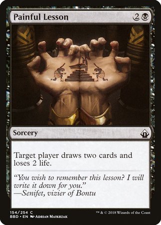 Painful Lesson [Battlebond] | Jomio and Rueliete's Cards and Comics