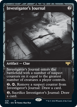Investigator's Journal [Innistrad: Double Feature] | Jomio and Rueliete's Cards and Comics