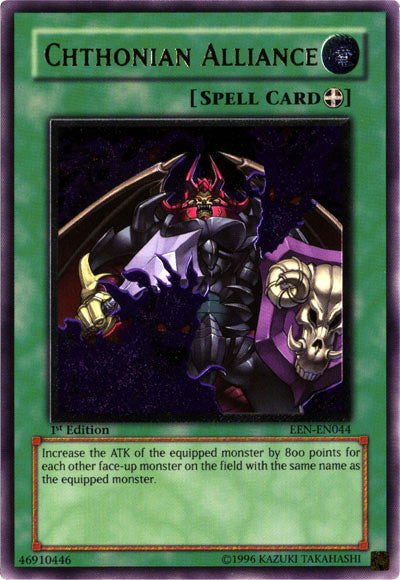 Chthonian Alliance [EEN-EN044] Ultimate Rare | Jomio and Rueliete's Cards and Comics