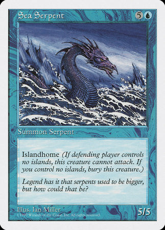 Sea Serpent [Fifth Edition] | Jomio and Rueliete's Cards and Comics