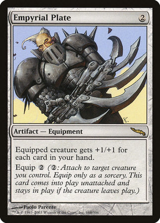 Empyrial Plate [Mirrodin] | Jomio and Rueliete's Cards and Comics