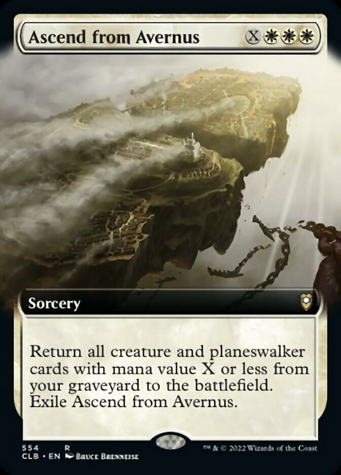 Ascend from Avernus (Extended Art) [Commander Legends: Battle for Baldur's Gate] | Jomio and Rueliete's Cards and Comics