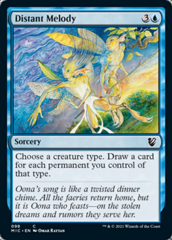 Distant Melody [Innistrad: Midnight Hunt Commander] | Jomio and Rueliete's Cards and Comics