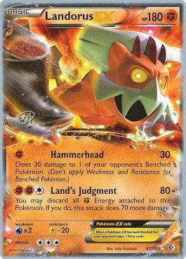 Landorus EX (89/149) (The Flying Hammer - Rowan Stavenow) [World Championships 2015] | Jomio and Rueliete's Cards and Comics