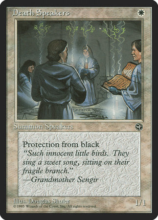 Death Speakers [Homelands] | Jomio and Rueliete's Cards and Comics