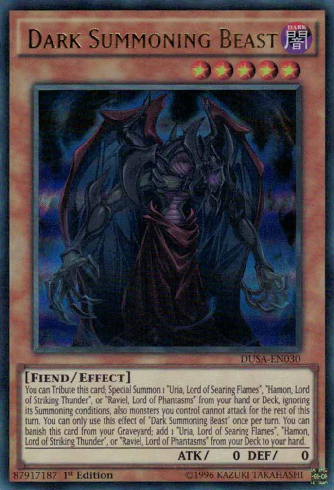 Dark Summoning Beast [DUSA-EN030] Ultra Rare | Jomio and Rueliete's Cards and Comics