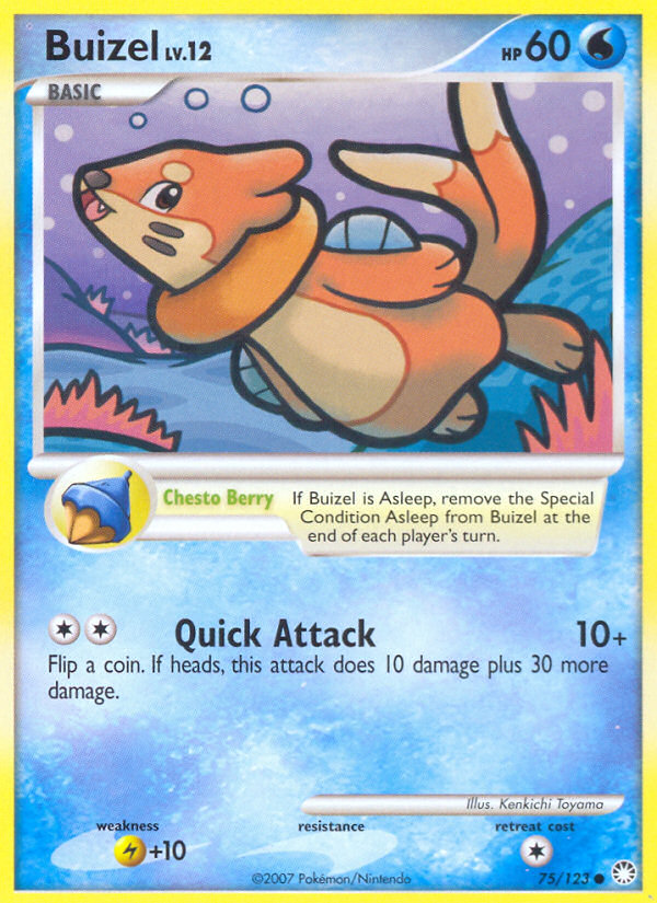 Buizel (75/123) [Diamond & Pearl: Mysterious Treasures] | Jomio and Rueliete's Cards and Comics