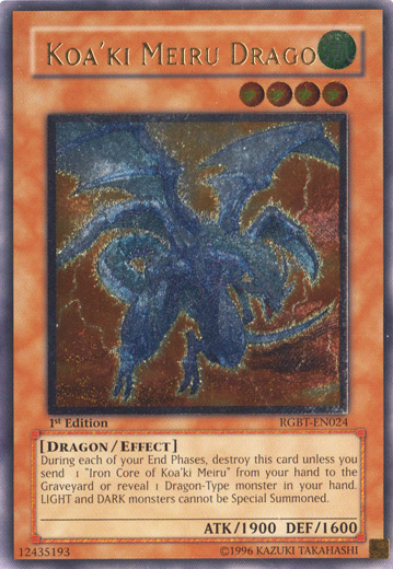Koa'ki Meiru Drago (UTR) [RGBT-EN024] Ultimate Rare | Jomio and Rueliete's Cards and Comics