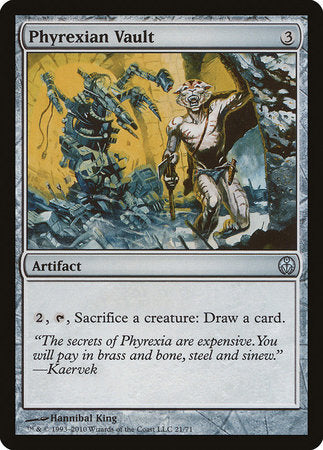 Phyrexian Vault [Duel Decks: Phyrexia vs. the Coalition] | Jomio and Rueliete's Cards and Comics