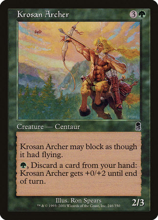 Krosan Archer [Odyssey] | Jomio and Rueliete's Cards and Comics