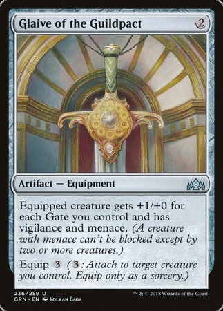 Glaive of the Guildpact [Guilds of Ravnica] | Jomio and Rueliete's Cards and Comics