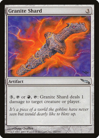 Granite Shard [Mirrodin] | Jomio and Rueliete's Cards and Comics