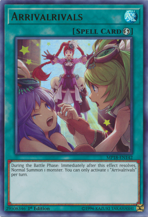 Arrivalrivals [MP18-EN142] Ultra Rare | Jomio and Rueliete's Cards and Comics