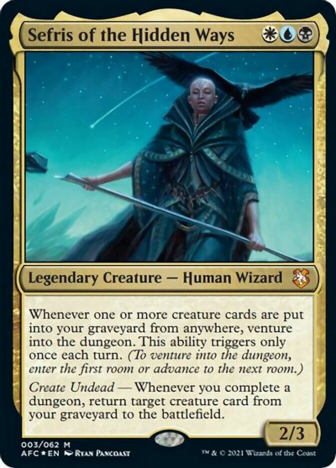 Sefris of the Hidden Ways (Display Commander) [Dungeons & Dragons: Adventures in the Forgotten Realms Commander] | Jomio and Rueliete's Cards and Comics