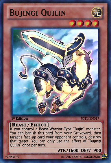 Bujingi Quilin [JOTL-EN017] Super Rare | Jomio and Rueliete's Cards and Comics