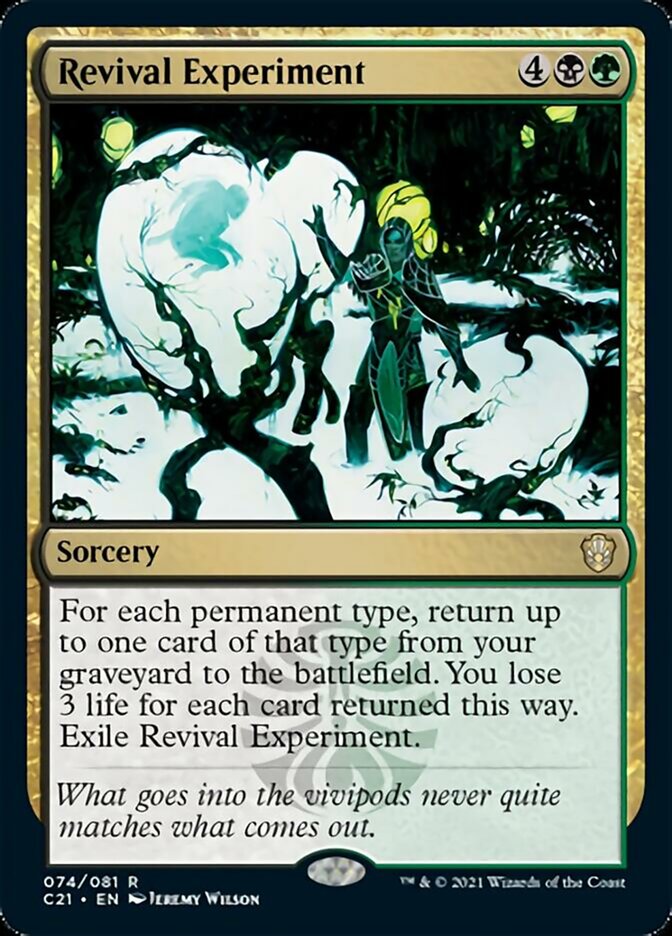 Revival Experiment [Commander 2021] | Jomio and Rueliete's Cards and Comics