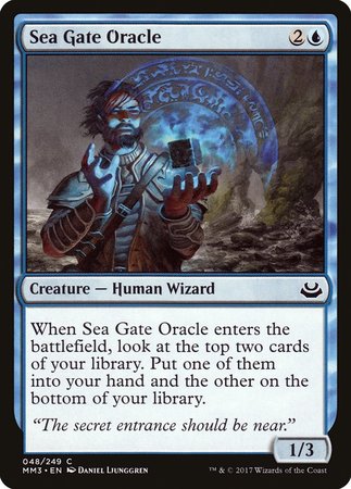 Sea Gate Oracle [Modern Masters 2017] | Jomio and Rueliete's Cards and Comics