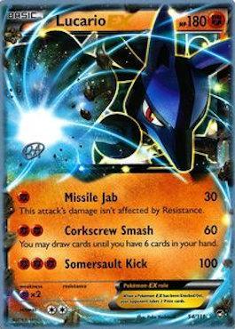 Lucario EX (54/111) (The Flying Hammer - Rowan Stavenow) [World Championships 2015] | Jomio and Rueliete's Cards and Comics
