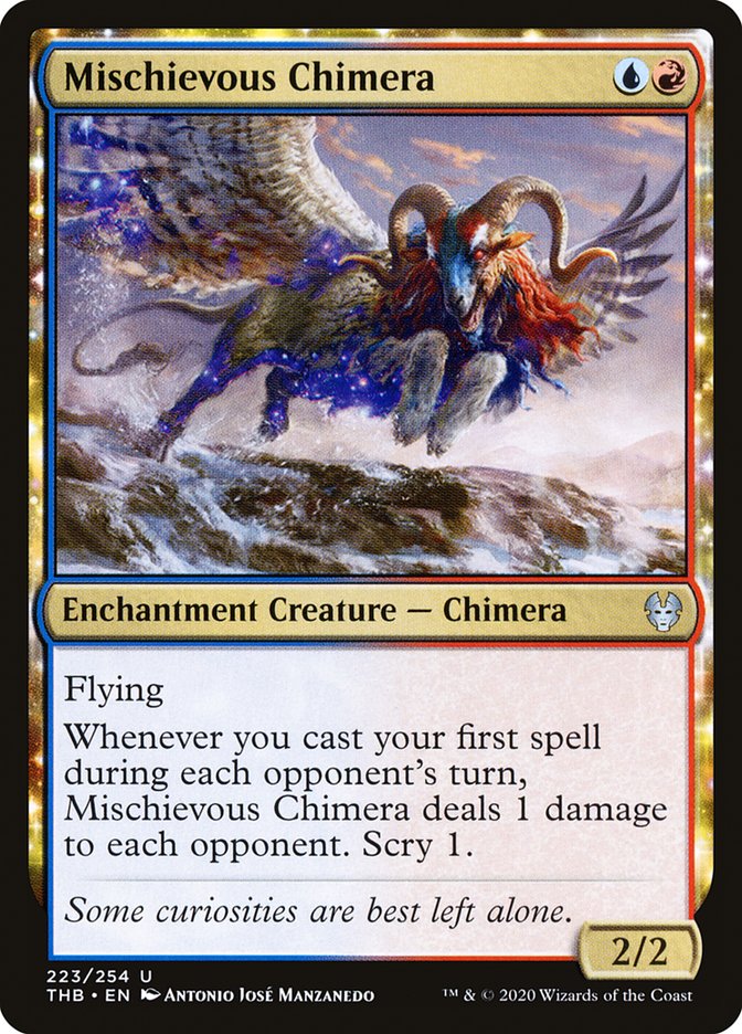 Mischievous Chimera [Theros Beyond Death] | Jomio and Rueliete's Cards and Comics