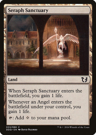 Seraph Sanctuary [Duel Decks: Blessed vs. Cursed] | Jomio and Rueliete's Cards and Comics