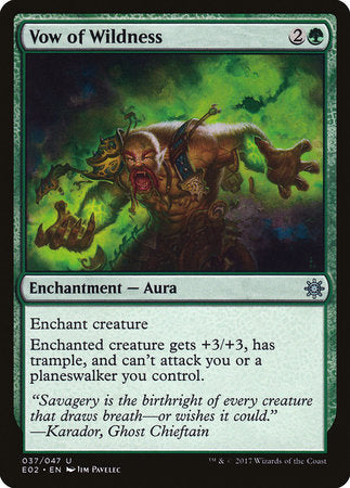 Vow of Wildness [Explorers of Ixalan] | Jomio and Rueliete's Cards and Comics