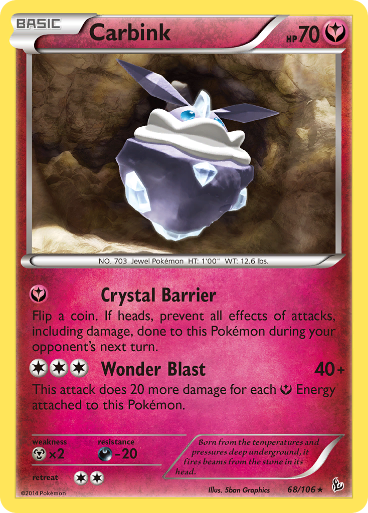 Carbink (68/106) [XY: Flashfire] | Jomio and Rueliete's Cards and Comics