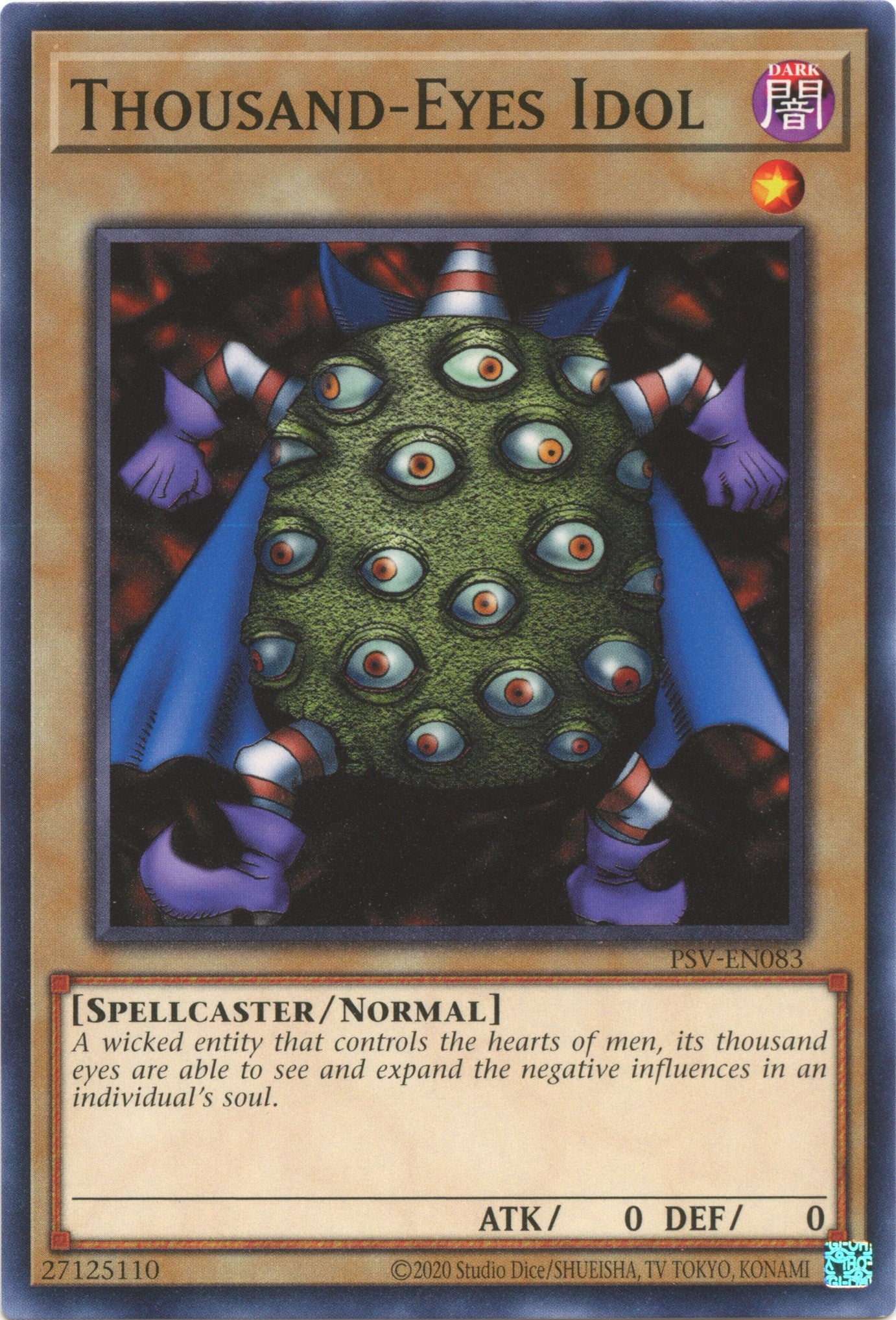 Thousand-Eyes Idol (25th Anniversary) [PSV-EN083] Common | Jomio and Rueliete's Cards and Comics