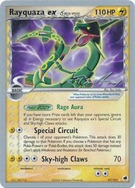 Rayquaza ex (97/101) (Delta Species) (Legendary Ascent - Tom Roos) [World Championships 2007] | Jomio and Rueliete's Cards and Comics