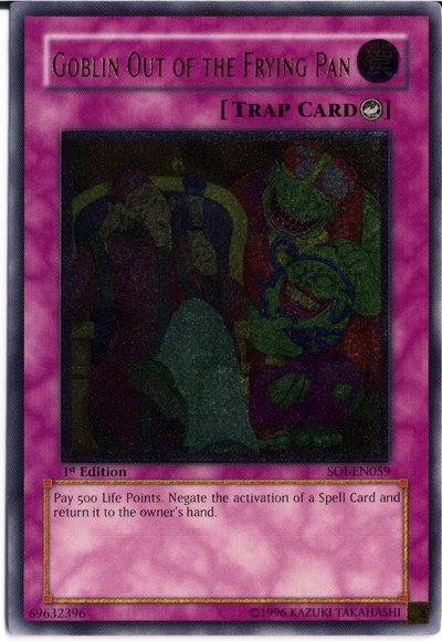 Goblin Out of the Frying Pan (UTR) [SOI-EN059] Ultimate Rare | Jomio and Rueliete's Cards and Comics
