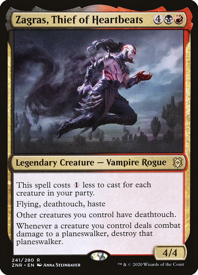Zagras, Thief of Heartbeats [Zendikar Rising] | Jomio and Rueliete's Cards and Comics