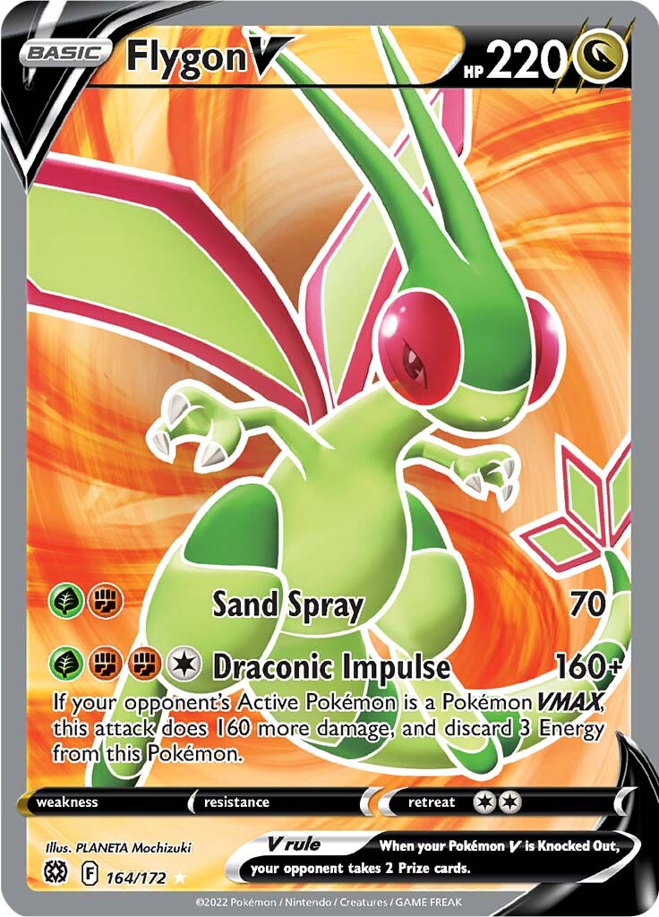 Flygon V (164/172) [Sword & Shield: Brilliant Stars] | Jomio and Rueliete's Cards and Comics
