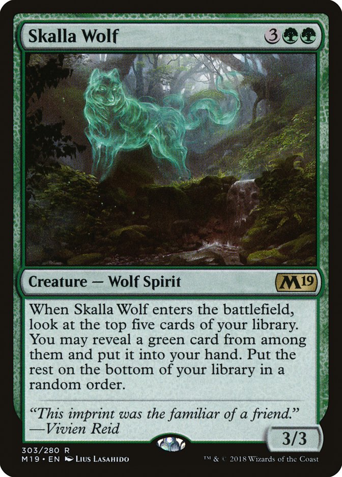 Skalla Wolf [Core Set 2019] | Jomio and Rueliete's Cards and Comics