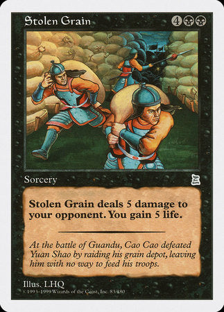 Stolen Grain [Portal Three Kingdoms] | Jomio and Rueliete's Cards and Comics