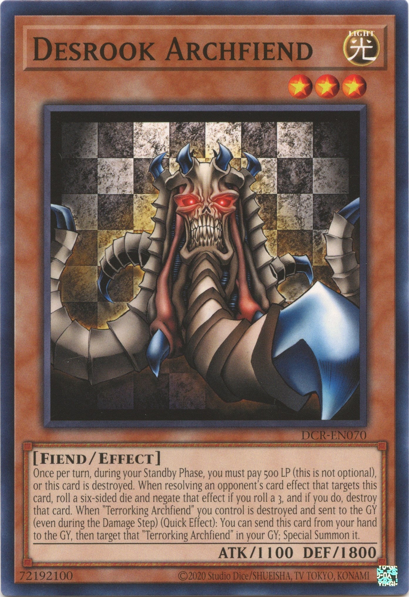 Desrook Archfiend (25th Anniversary) [DCR-EN070] Common | Jomio and Rueliete's Cards and Comics