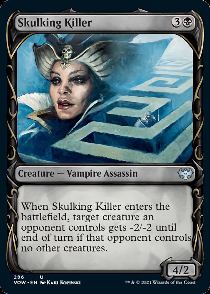 Skulking Killer (Showcase Fang Frame) [Innistrad: Crimson Vow] | Jomio and Rueliete's Cards and Comics