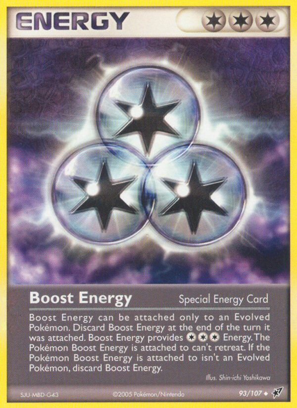 Boost Energy (93/107) [EX: Deoxys] | Jomio and Rueliete's Cards and Comics