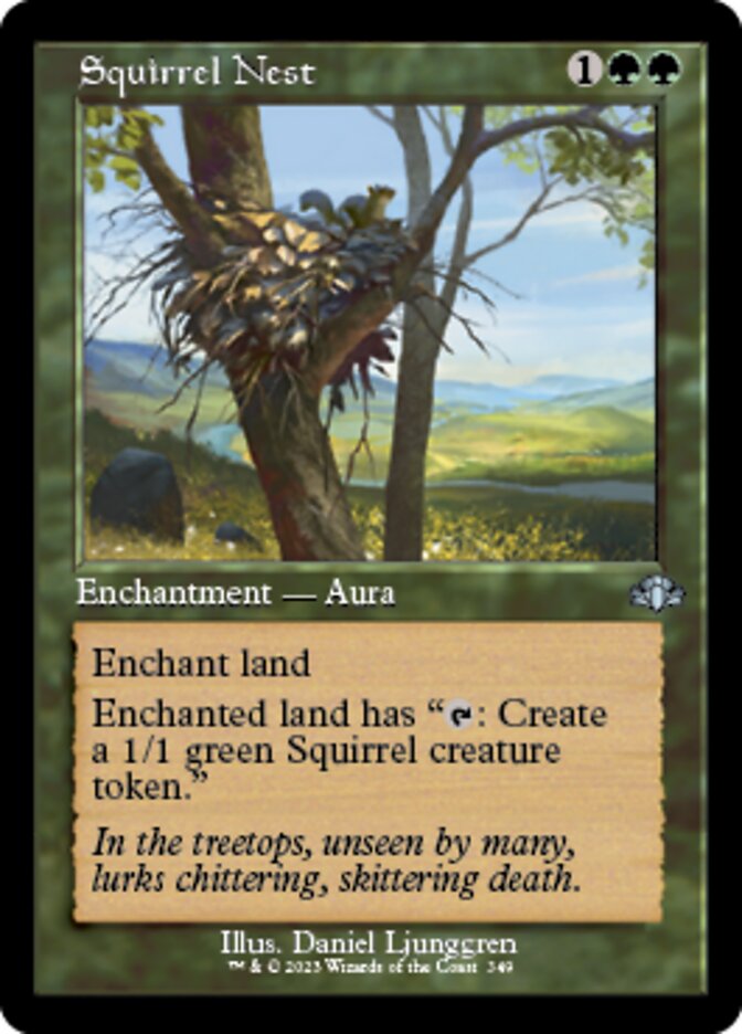 Squirrel Nest (Retro) [Dominaria Remastered] | Jomio and Rueliete's Cards and Comics