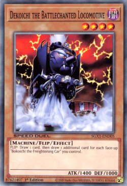Dekoichi the Battlechanted Locomotive [SGX1-END05] Common | Jomio and Rueliete's Cards and Comics