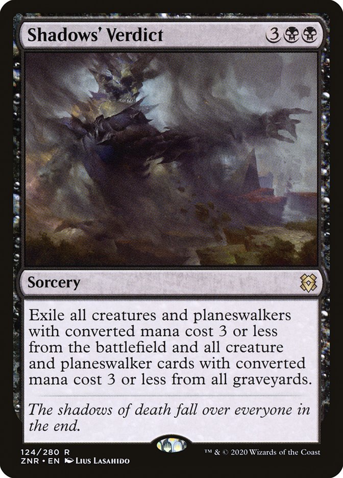 Shadows' Verdict [Zendikar Rising] | Jomio and Rueliete's Cards and Comics