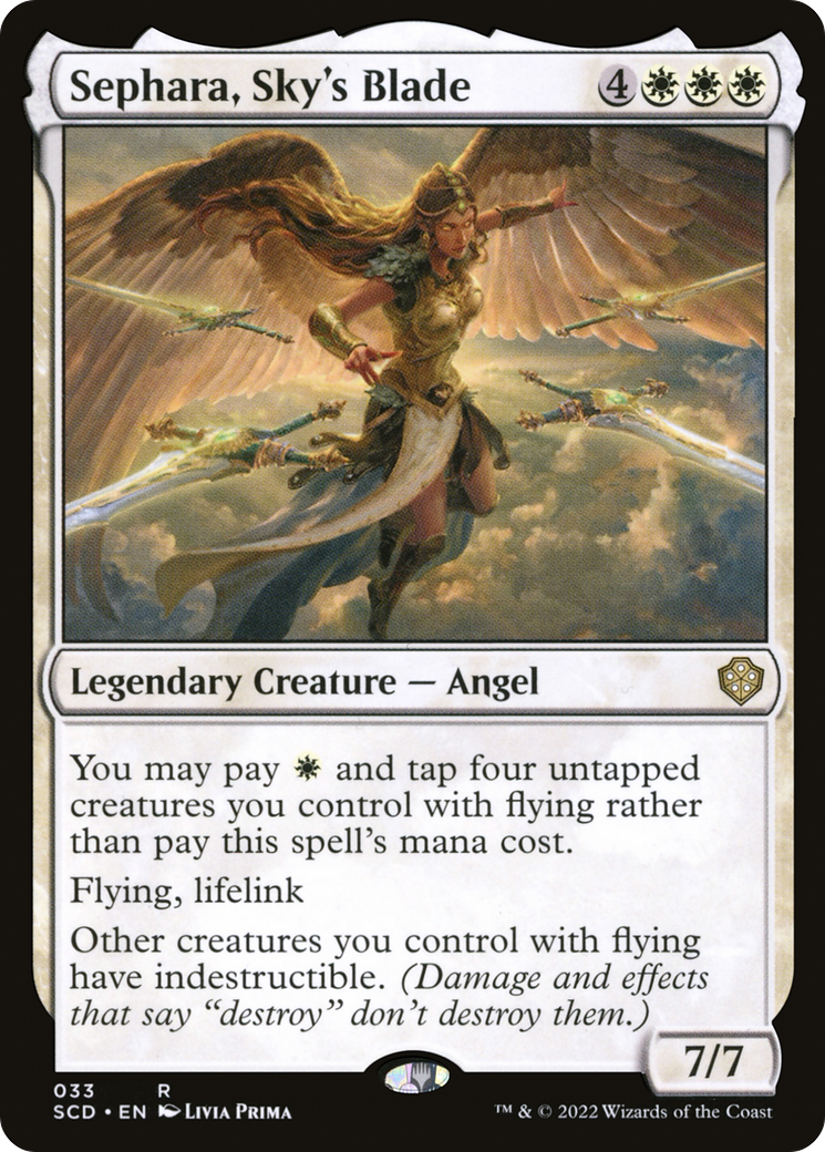 Sephara, Sky's Blade [Starter Commander Decks] | Jomio and Rueliete's Cards and Comics