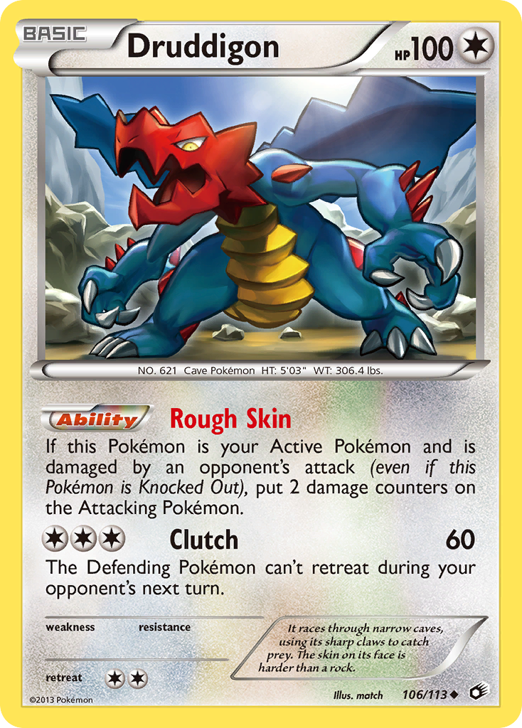 Druddigon (106/113) [Black & White: Legendary Treasures] | Jomio and Rueliete's Cards and Comics