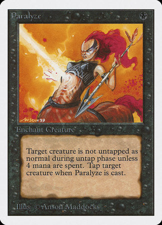 Paralyze [Unlimited Edition] | Jomio and Rueliete's Cards and Comics