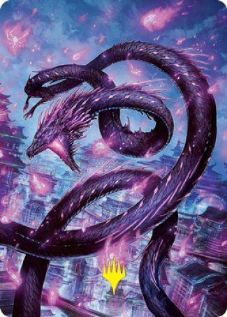 Junji, the Midnight Sky 2 Art Card (Gold-Stamped Signature) [Kamigawa: Neon Dynasty Art Series] | Jomio and Rueliete's Cards and Comics
