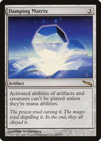 Damping Matrix [Mirrodin] | Jomio and Rueliete's Cards and Comics