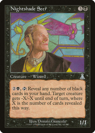 Nightshade Seer [Urza's Destiny] | Jomio and Rueliete's Cards and Comics