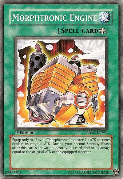 Morphtronic Engine [CSOC-EN052] Common | Jomio and Rueliete's Cards and Comics