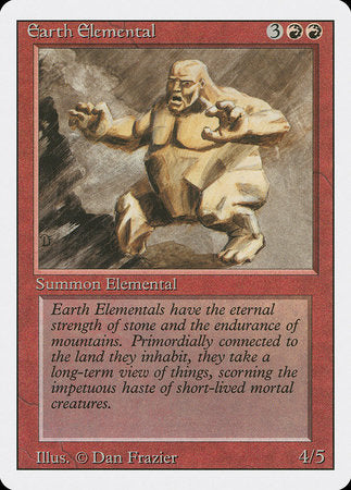 Earth Elemental [Revised Edition] | Jomio and Rueliete's Cards and Comics