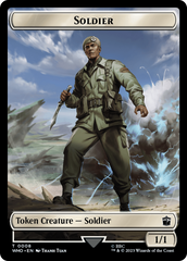 Soldier // Treasure (0030) Double-Sided Token [Doctor Who Tokens] | Jomio and Rueliete's Cards and Comics